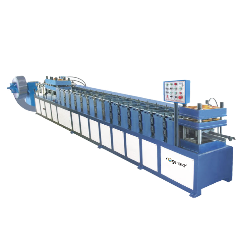 Highway guard plate forming production line