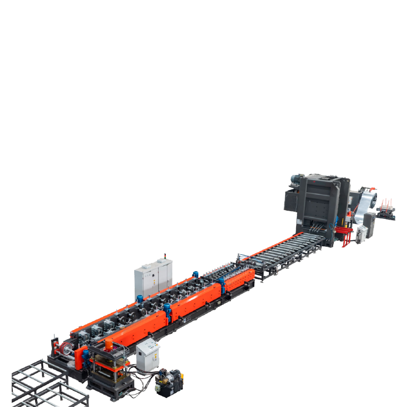 Cable bridge cold forming production line
