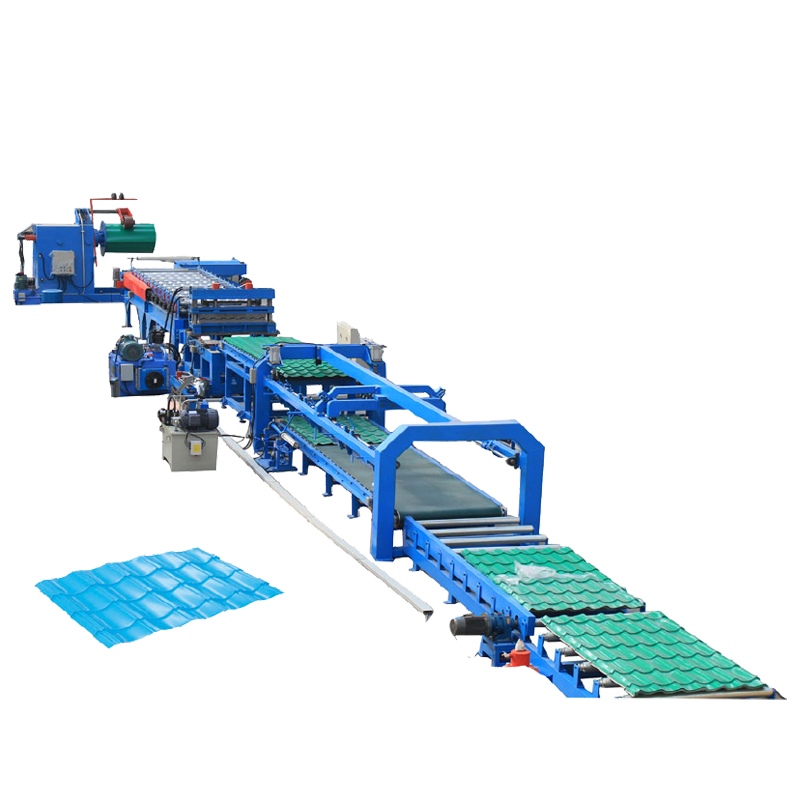 Roof tile cold forming production line