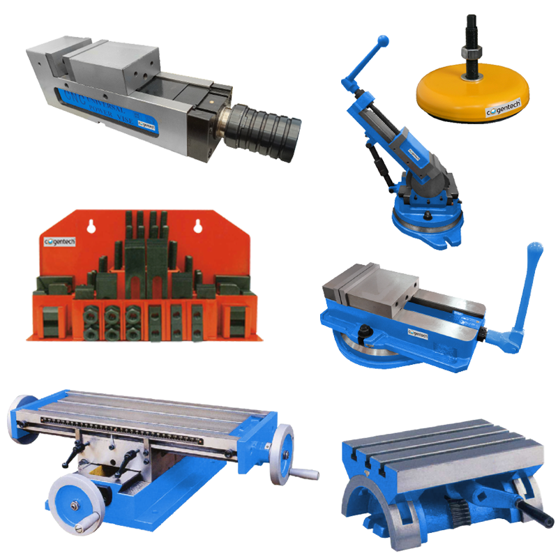 Vice 、 worktable、Clamping kits