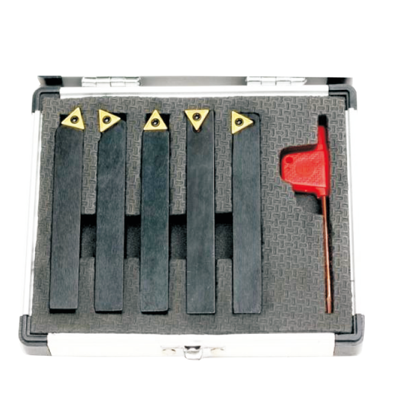 New 5PCS Indexable Carbide Turning Tool Set