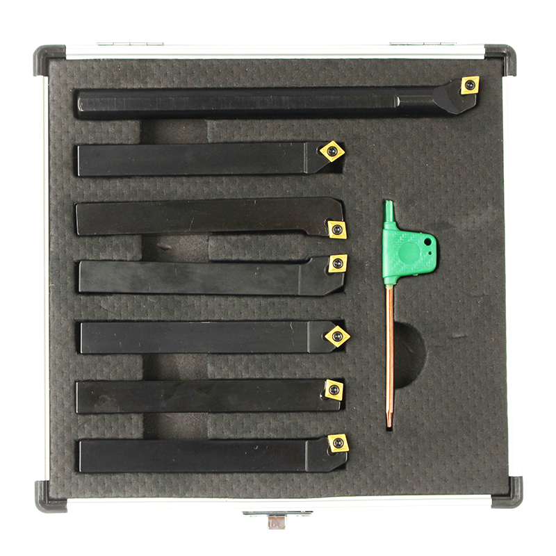 6+1 7PCS Indexable Carbide Turning Tool Set