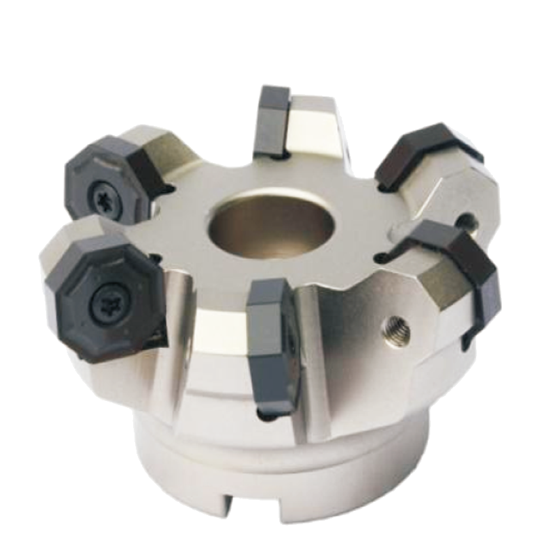 FMA01-ON08 45&deg; Indexable Face Mill for Octagonal Double Side 16 Cutting Edge Insert